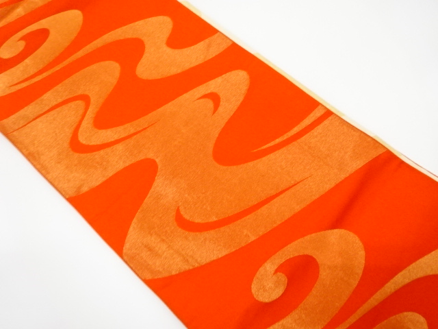 JAPANESE FUKURO OBI / REVERSIBLE / WOVEN WAVE